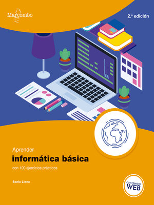cover image of Aprender informática básica con 100 ejercicios prácticos